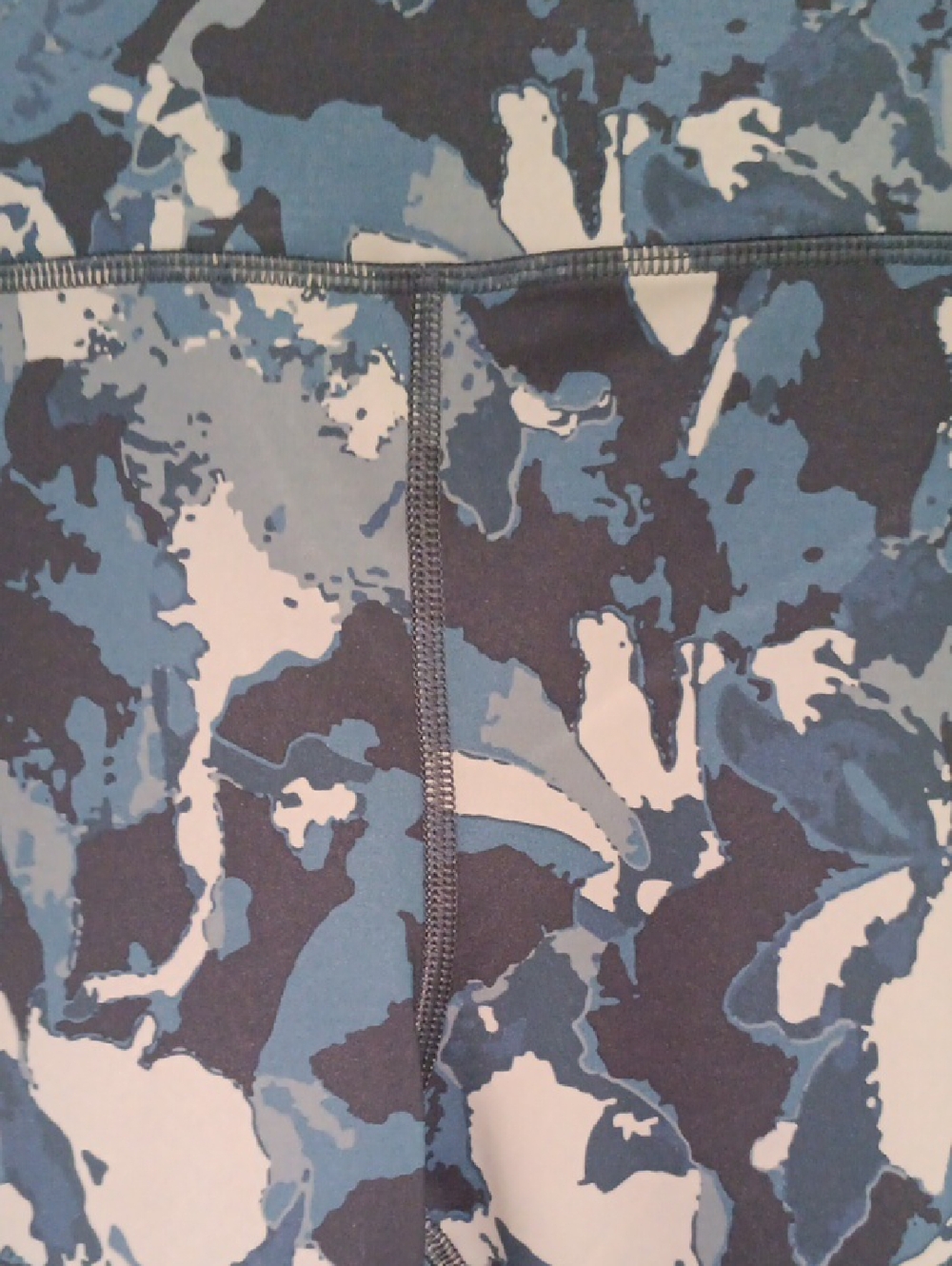 Duluth Trading Co Blue and Gray Camo Leggings - Picture 5 of 5